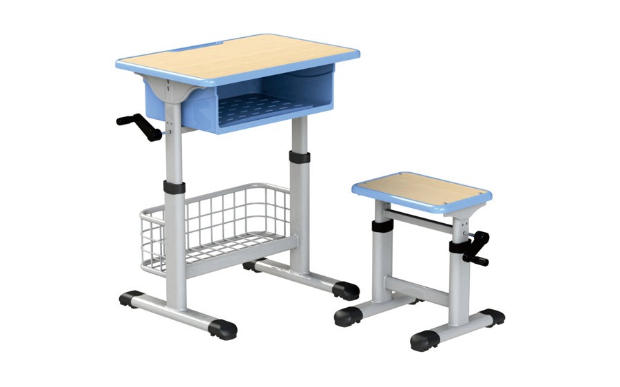 套管式升降课桌凳