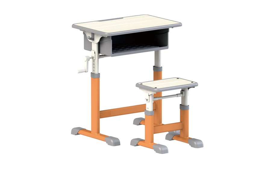 套管式升降课桌凳