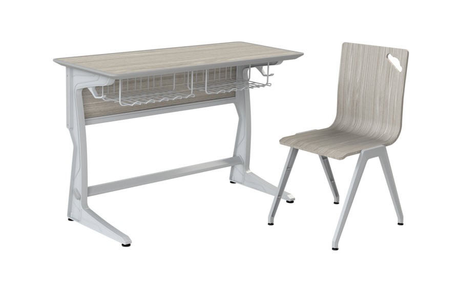 铝合金双人课桌椅