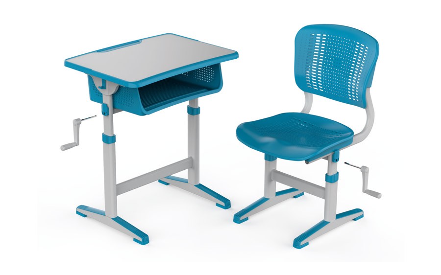 套管式升降课桌椅