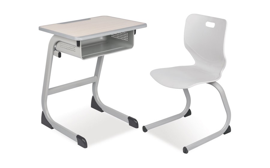 C型固定式课桌椅