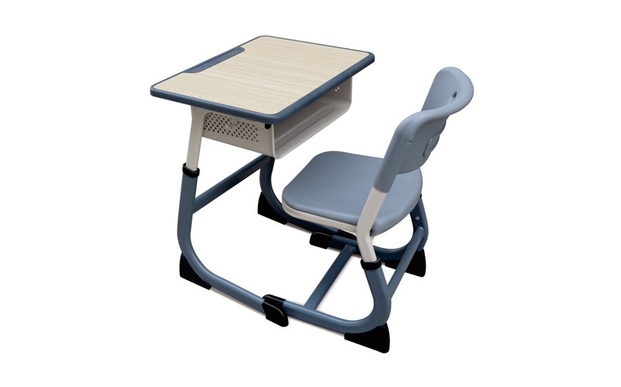 C型套管式螺丝调节课桌椅