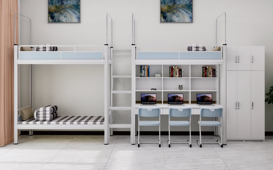 二连体三人位中梯公寓床