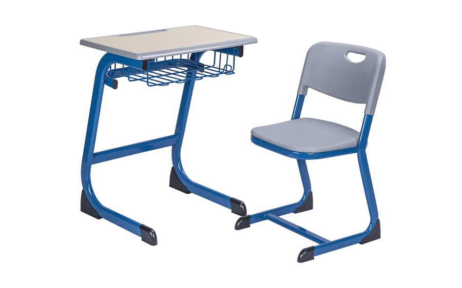 C型固定式课桌椅