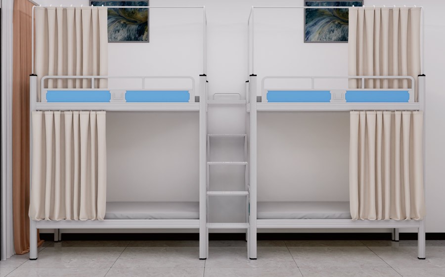 二连体四人位中梯公寓床