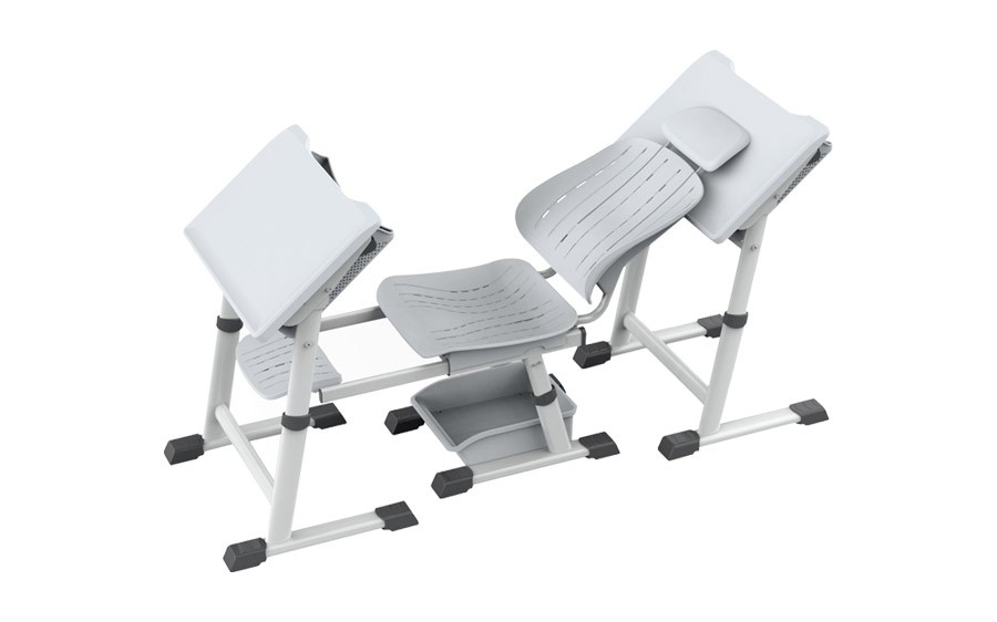 手摇式午休课桌椅