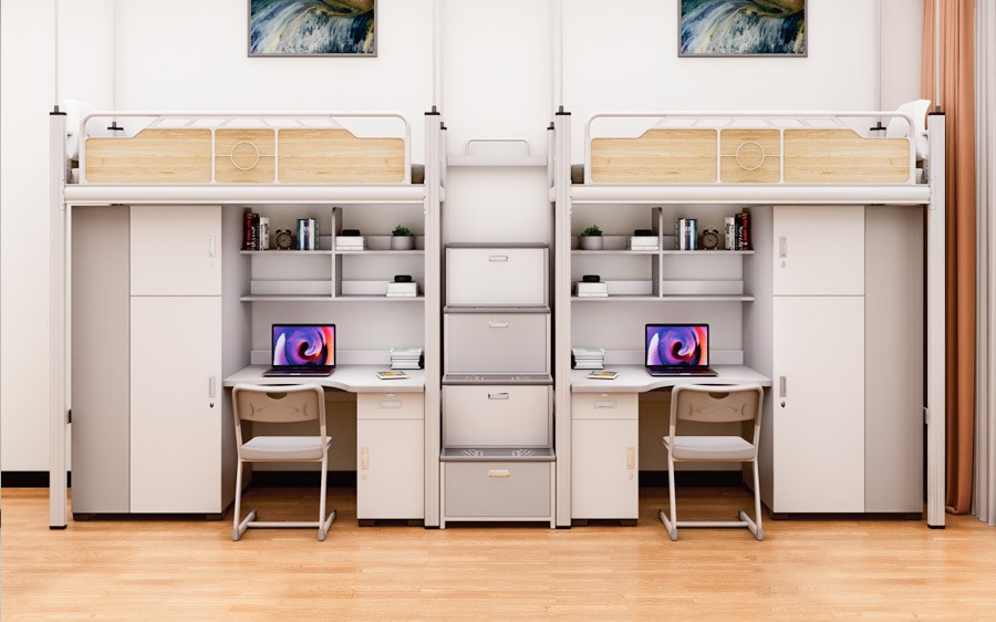 二连体二人位中梯公寓床