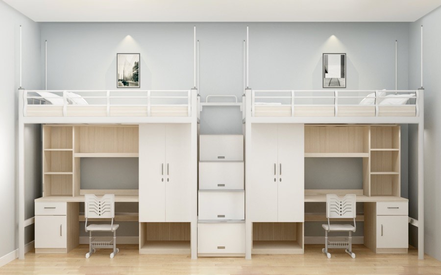 二连体二人位中梯公寓床