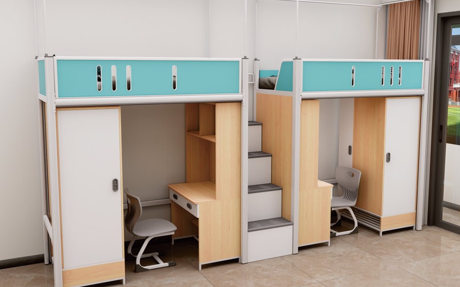 二连体二人位中梯公寓床